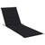  Patio Sun Lounger with Cushion Gray Solid Acacia Wood A949-3061366