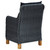  Patio Chairs with Cushions 2 pcs Poly Rattan Dark Gray A949-313316