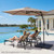 9 FT Cantilever Umbrella with Cross Base Included with Smooth Handle amd Heavy Duty Frame-Brown - C D681-NP13457CF