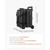 Bowling Ball Bag, 2 Ball Double Roller Bowling Bag with Wheels, Featuring a Separate Compartment fo E415-GLLGBLQBQBLG29IZ1001V0