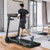 3HP Electric Folding Treadmill with Bluetooth Speaker-Blue B593-SP37464