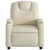 Massage Recliner Chair Cream Faux Leather A949-3205980