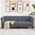 Sofa 3-Seater Dark Gray Velvet A949-372586