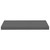Floating Wall Shelf High Gloss Gray 23.6"x9.3"x1.5" MDF A949-323790
