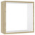 Wall Cube Shelves 3 pcs White and Sonoma Oak A949-326720