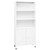 Industrial Bookshelf White 31.5"x12.6"x70.9" Steel A949-339632