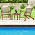 Solid Wood and Rattan 3-Piece Outdoor Patio Furniture Table Chairs Set Q280-TSWEPFS14950362