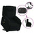 Stand up Massage Recliner Chair Black Fabric A949-3206227