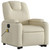 Electric Stand up Massage Recliner Chair Cream Faux Leather A949-3205998
