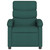 Massage Recliner Chair Dark Green Fabric A949-3205812
