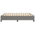 Box Spring Bed Frame Dark Gray King Fabric (US Only) A949-3120907