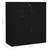 Office Cabinet Black 35.4"x15.7"x40.2" Steel A949-336407