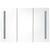 LED Bathroom Mirror Cabinet Concrete Gray 35"x5.5"x24.4 A949-326525