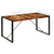Dining Table 63"x31.5"x29.5" Solid Acacia Wood A949-247419