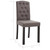 Dining Chairs 4 pcs Taupe Fabric A949-249260
