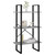 Storage Shelf Concrete Gray 23.6"x11.8"x41.3" Engineered Wood A949-806511