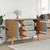 Sideboard OLDEN Gray and Brown 44.9"x16.9"x28.9" Solid Wood Pine A949-358598