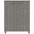 Shoe Cabinet HAMAR Light Gray 33.5"x15.7"x42.5" Solid Wood Pine A949-340519