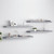 Floating Wall Shelves 4 pcs Gray 35.4"x9.3"x1.5" MDF A949-323861
