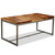 Dining Table Solid Acacia Wood and Steel 70.9 A949-244797