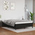 Bed Frame without Mattress Black 53.9"x74.8" Faux Leather A949-347279