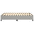 Box Spring Bed Frame Light Gray Queen Fabric (US Only) A949-3120903