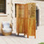 4-Panel Room Divider 63.8"x0.8"x70.9" Solid Wood Acacia A949-318549