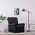 Reclining Chair Black Faux Leather A949-282274