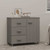 Sideboard HAMAR Light Gray 35.4"x15.7"x31.5" Solid Pinewood A949-340431