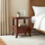 Bedside Cabinet with Drawer Brown 15.75 x 15.75 x 17.91 in A949-42009932