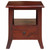Bedside Cabinet with Drawer Brown 15.75 x 15.75 x 17.91 in A949-42009932