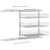 3-Tier Pull-out Kitchen Wire Basket Silver 18.5"x13.8"x22 A949-50970