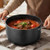 Aluminum Stock Pot, 12-Quart Nonstick Ceramic Coated Pot with Glass Lid, PFOA-Free, PFAS-Free, Comp E415-JTTG12QTLLSDBWXFE001V0