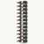 Wall-mounted Wine Rack for 24 Bottles Black Iron A949-289557