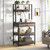 Grey Modern Baker's Rack Kitchen Shelving Unit with Pull-Out Shelves and Drawer Q280-GBRSMCS13257493
