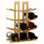 12-Bottle Wine Rack Modern Asian Style in Natural Bamboo Q280-WR12N5181