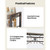 Kitchen Bakers Rack, 23.6 inch Width Bakers Rack, Kitchen Stand with X-Shaped Support Bar, 12 S-Sha E415-LSHBJ236INCH04G6M001V0