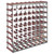 Wine Rack for 72 Bottles Brown Solid Wood Pine A949-340894