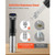 Sous Vide Precision Cooker, 1100W Sous-Vide Cooking Machine, WIFI Immersion Circulator with LED Dig E415-JRSZKDWMZJ115BQO2001V1