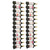 Wall Mounted Wine Racks for 12 Bottles 2 pcs Black Iron A949-282467