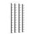 Wall Mounted Wine Racks for 12 Bottles 2 pcs Black Iron A949-282467