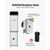 Sous Vide Precision Cooker, 850W Sous-Vide Cooking Machine, Immersion Circulator with LED Digital D E415-JRSZKDWMZJ858ERI8001V1