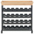 Wine Cabinet Black 27.6"x8.9"x27.8" MDF A949-280067