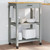 Kitchen Trolley MONZA 23.6"x15.7"x34.8" Solid Wood Pine A949-376095