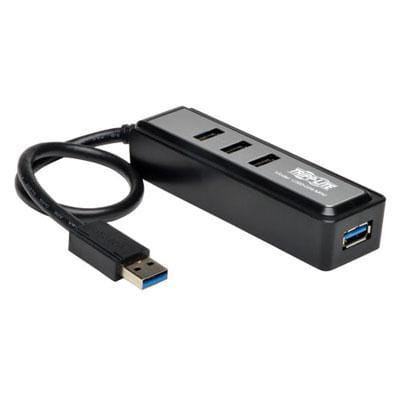 4Pt USB 3.0 SS Mini Hub w Cbl P595-U360004MINI