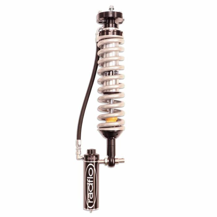 Radflo Suspension OE Replacement 2.5" Diameter Front Coil Overs with Remote Reservoirs, Standard Travel