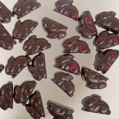 Davidson's Plum Dark Chocolate Easter Bunnies