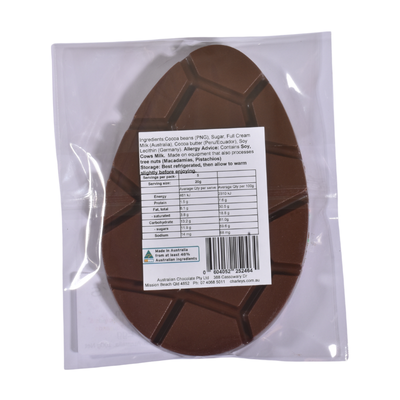 2D Easter Egg - Milk Chocolate and Hundreds and Thousands