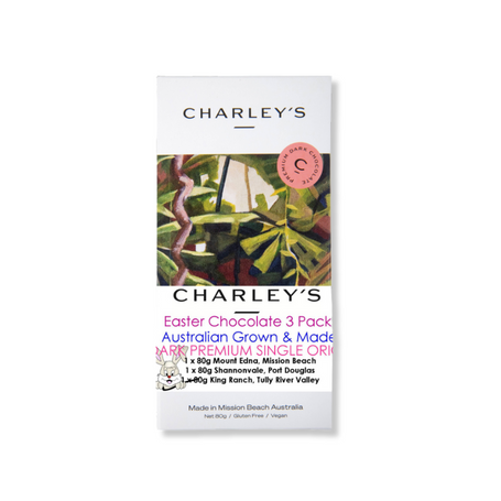 Charley's Australian Grown and Made Dark Chocolate Tasting Pack- Easter Special