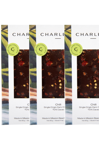 Chilli Dark Chocolate Multi Pack
Australian Made Premium Single Origin Chocolate
